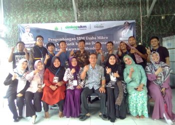 Pelatihan Membatik di Kabupaten Karawang, Difasilitasi Dinas Koperasi dan UMKM