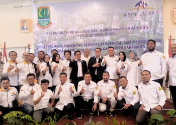 Pelantikan Pengurus ASPRUMNAS DPD Karawang, Bertekat Bangun 1 Juta Rumah KPR