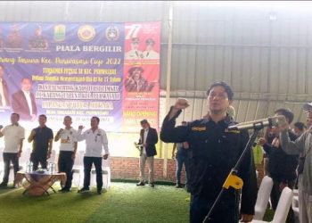 Karang Taruna Kecamatan Purwasari, Menggelar Turnamen Futsal 2022 Se-Kecamatan
