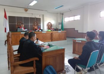 Terduga Pelaku Pencurian Alat Berat di Sidang Pada PN Muba