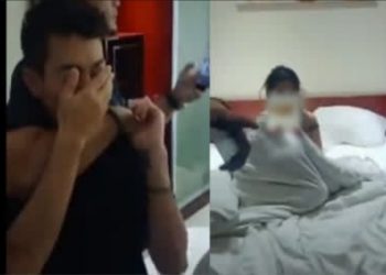 Memalukan ! Oknum Bhayangkari Digrebek Sumainya Sedang Mesum Dihotel