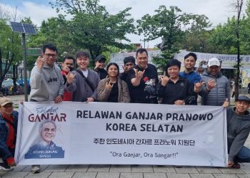 Warga RI di Korsel Deklarasi Serentak Lima Kota, Dukung GANJAR Jadi Presiden RI