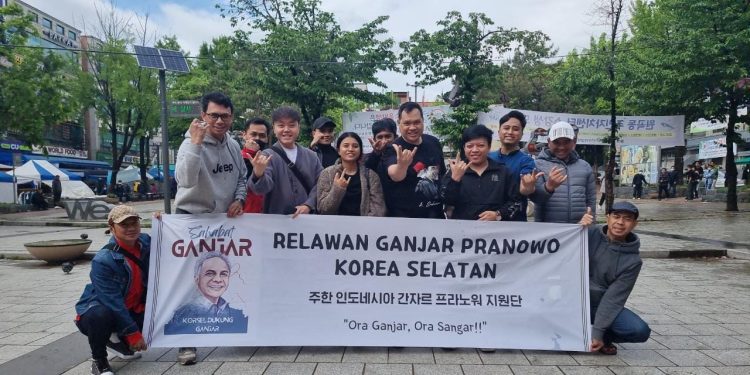 Warga RI di Korsel Deklarasi Serentak Lima Kota, Dukung GANJAR Jadi Presiden RI