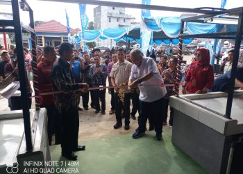 Bupati Bangka Barat Resmikan Pasar Parittiga Di Terminal Pasar Kecamatan Parittiga