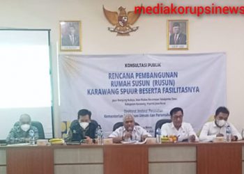 Konsultasi Publik Rencana Pembangunan Rusun Di Kabupaten Karawang